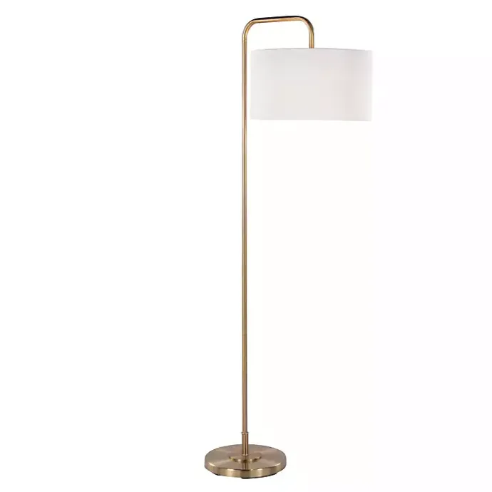 Outlet Kirklands Home Gold Modern Arch Floor Lamp White