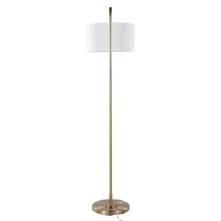 Outlet Kirklands Home Gold Modern Arch Floor Lamp White