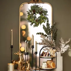 Discount Kirklands Home Gold Ornate Carved Large Wall Mirror