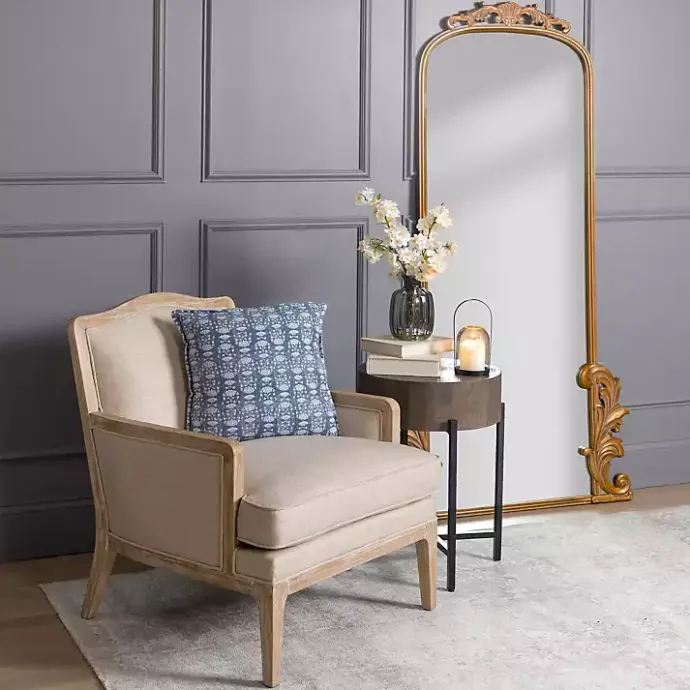 Online Kirklands Home Gold Ornate Scroll Bordeaux Leaner Mirror