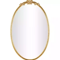 Discount Kirklands Home Gold Oval Baroque Wall Mirror