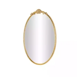 Discount Kirklands Home Gold Oval Baroque Wall Mirror