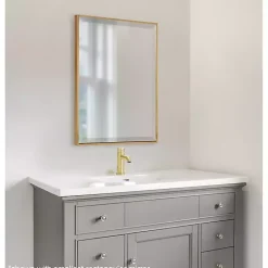 Outlet Kirklands Home Gold Rhodes Rectangle Wall Mirror