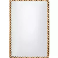 Best Kirklands Home Gold Rounded Rectangle Wall Mirror