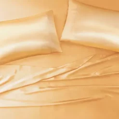 Best Kirklands Home Satin Standard 2-pc. Pillow Case Set Gold
