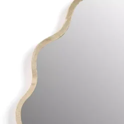 Hot Kirklands Home Gold Scalloped Seashell Wall Mirror
