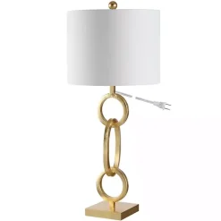 Outlet Kirklands Home Gold Stacked Rings Alaia Table Lamp White