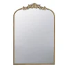 Sale Kirklands Home Gold Studded Scroll Arched Mirror, 36 in.