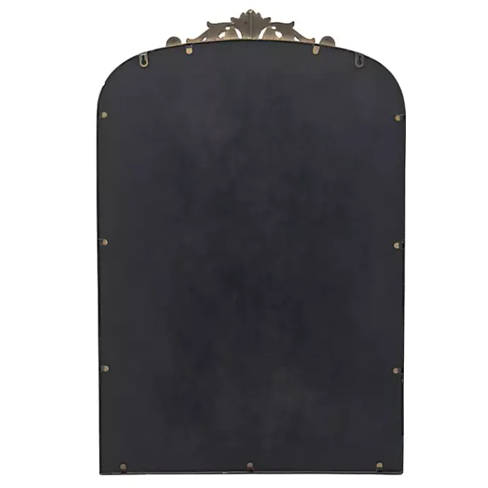 Sale Kirklands Home Gold Studded Scroll Arched Mirror, 36 in.