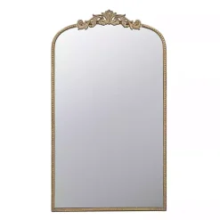 Discount Kirklands Home Gold Studded Scroll Arched Mirror, 42 in.