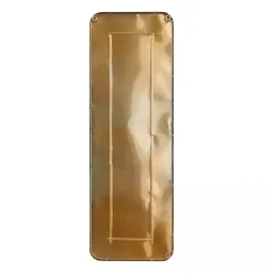 Best Kirklands Home Gold Thin Iron Frame Curved Corner Mirror