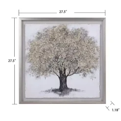 Best Kirklands Home Gold Tree Rice Paper Framed Art Print