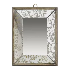 Online Kirklands Home Gold Weathered Frame Wall Mirror, 9x12