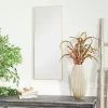 New Kirklands Home Gold Wood Rectangular Wall Mirror, 14x36 in.