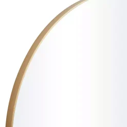 Kirklands Home Gold Wood Round Frame Mirror