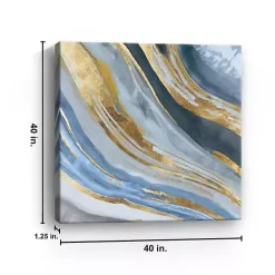 New Kirklands Home Golden Agate II Giclee Canvas Art Print, 40x40 in.