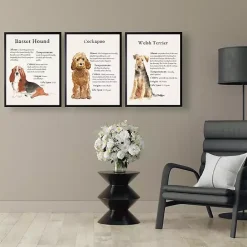 Hot Kirklands Home Golden Cockapoo Facts Framed Wall Plaque