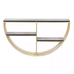 Hot Kirklands Home Golden Half Moon Wall Shelves