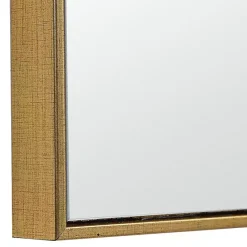 Clearance Kirklands Home Golden Simple Rectangular Frame Wall Mirror