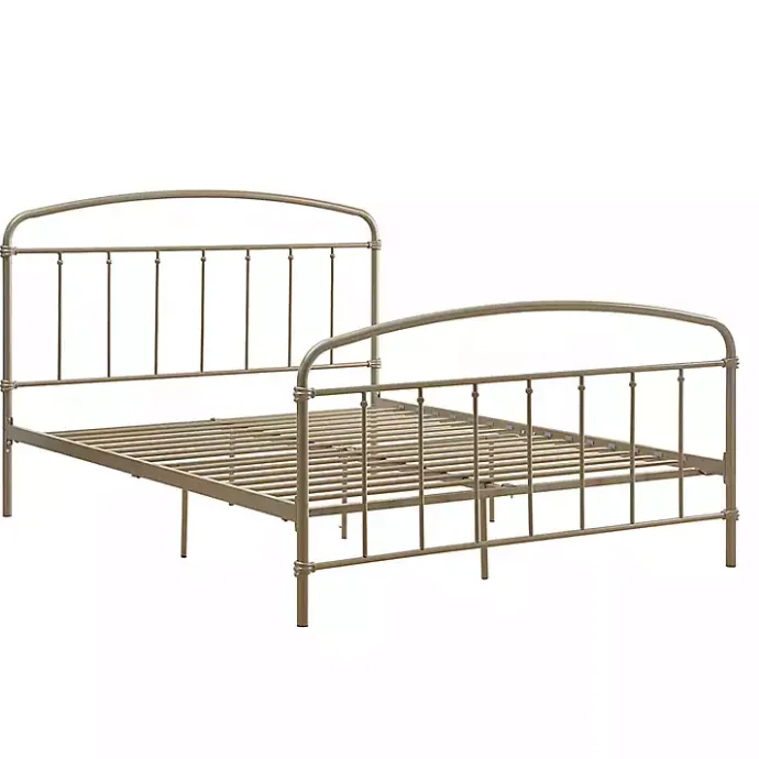 Hot Kirklands Home en Sun Vintage Arch Queen Bed Frame Gold