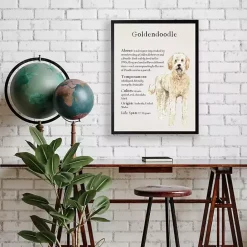Hot Kirklands Home Goldendoodle Facts Framed Wall Plaque