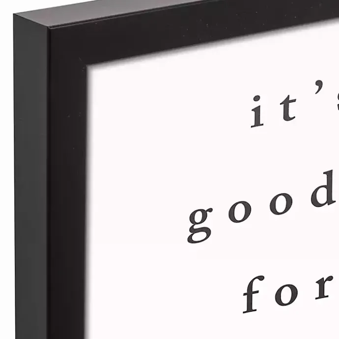 Sale Kirklands Home Good Day for a Good Day Framed Canvas Wall Plaque