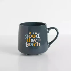 Kirklands Home Good Day Teacher Mug Blue