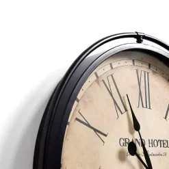 Hot Kirklands Home Grand Hotel Metal Wall Clock
