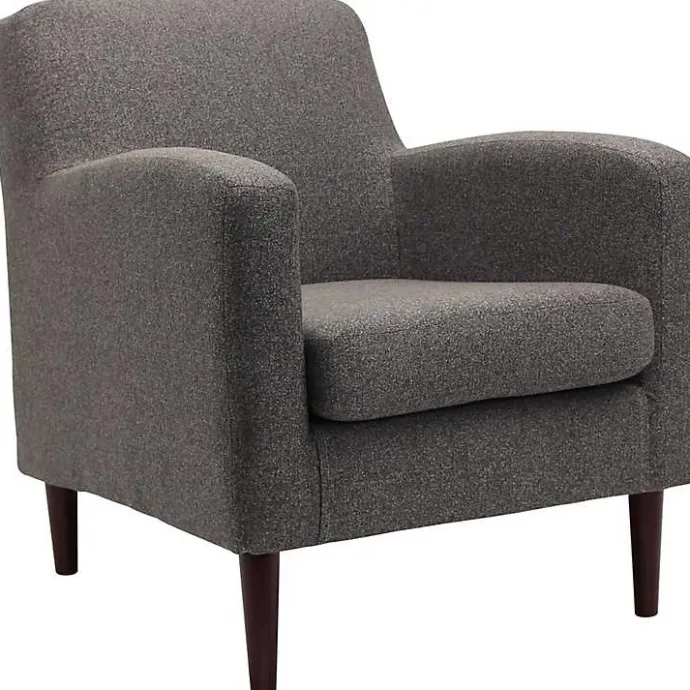 Online Kirklands Home Granite Loft Upholstered Accent Chair Gray
