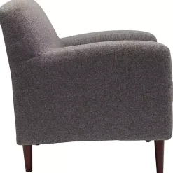 Online Kirklands Home Granite Loft Upholstered Accent Chair Gray