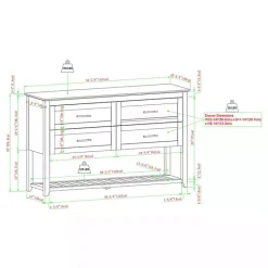 Online Kirklands Home Graphite Wood Storage Buffet with Faux Marble Top