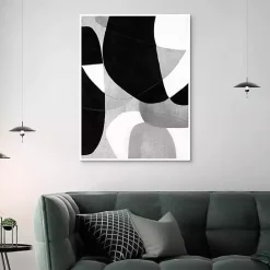 Outlet Kirklands Home Gravity Abstract Framed Canvas Art Print