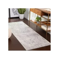 Kirklands Home Abstract Woven Runner Gray
