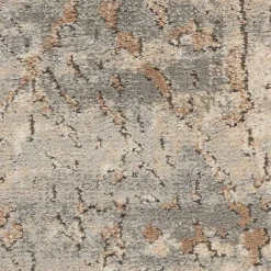 Hot Kirklands Home Gray and Beige Tally Textured Area Rug, 5x7