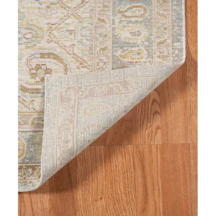 Best Kirklands Home Gray and Beige Vintage Medallion Area Rug, 5x7