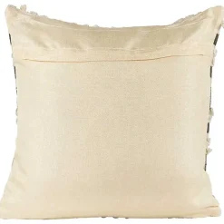 Discount Kirklands Home Gray and Cream Striped Indoor/Outdoor Pillow