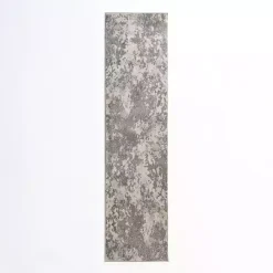 Outlet Kirklands Home Gray and Cream Wray Modern Runner, 2x8
