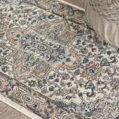 Online Kirklands Home and Ivory Nadia Medallion Area Rug, 2x4 Gray