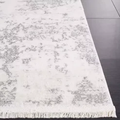 Online Kirklands Home Gray and Ivory Whisper Abstract Runner, 2x8