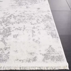 Discount Kirklands Home Gray and Ivory Whisper Abstract Area Rug, 8x10