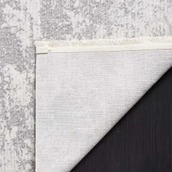 Discount Kirklands Home Gray and Ivory Whisper Abstract Area Rug, 8x10
