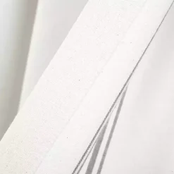Online Kirklands Home Gray and White Farmhouse Stripe Valance