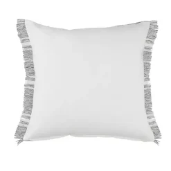 Outlet Kirklands Home Gray and White Triple Stripe Outdoor Pillow