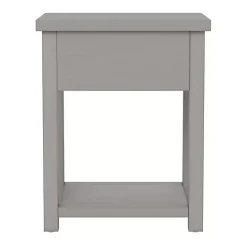 Best Kirklands Home Bailie Wooden Side Table Gray