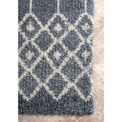 New Kirklands Home Barbara Moroccan Area Rug, 8x10 Gray
