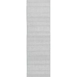 Best Kirklands Home Blue Elletta Indoor/Outdoor Area Rug, 2x7 Gray