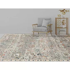 New Kirklands Home Bohemian Area Rug, 7x9 Gray