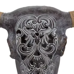 Hot Kirklands Home Bohemian Bull Wall Plaque Gray