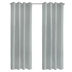 Best Kirklands Home Boucle Sheer Single Curtain Panel, 63 in. Gray