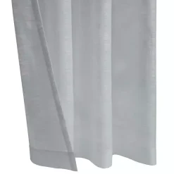 Discount Kirklands Home Boucle Sheer Single Curtain Panel, 108 in. Gray